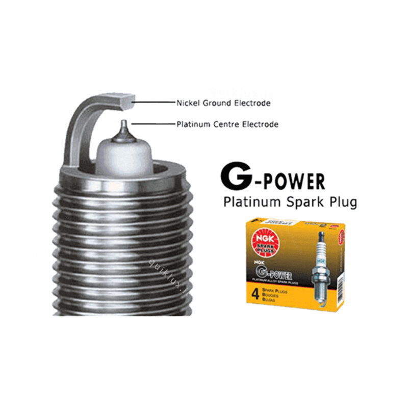 شمع NGK G-power سوزني پايه بلند - LZKR6AGP - E 94017- پلاتينيوم  (ژاپن) - Image 2