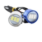 چراغ فلاشر دو تیکه گرد - آبی سفید - Image 2