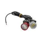 چراغ فلاشر دو تیکه گرد - قرمز سفید - Image 2