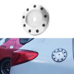 درب باک خودرو پژو 206 و 207 فلزی طرح RC  - رنگ نقره ای پیچ مشکی