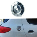 درب باک خودرو پژو 206 و 207 فلزی طرح RC  - رنگ نقره ای