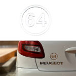 آرم پلکسی گرد نوشته 64