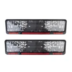 قاب پلاک خودرو طلق داربسته 2عددی