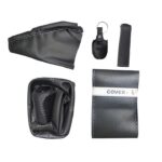 ست 6 تيکه سردنده با دور فرمان چرمی -  طوسی