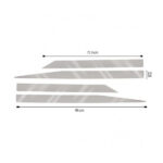 زه استیل بغل درب دنا  4 تیکه - Image 3