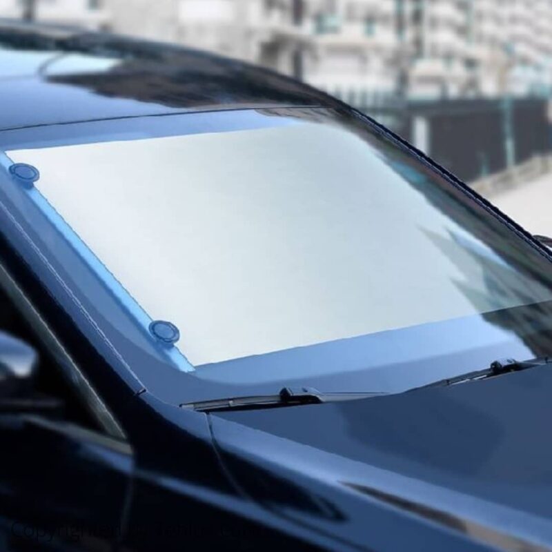 پرده افتابگیر شیشه جلو جیوه ای طول 53cm - Image 5