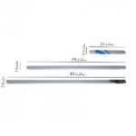 زه استیل آبگیر شیشهAR مناسب سمند و دنا - Image 3