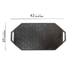 تابه 8 ضلعی گریل چدنی - Image 2