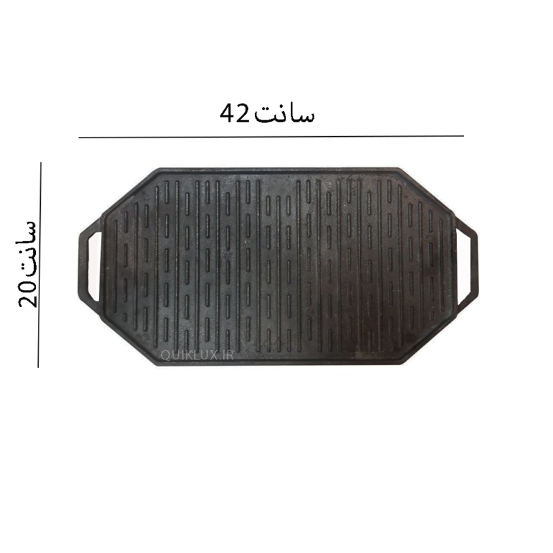 تابه 8 ضلعی گریل چدنی - Image 2