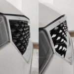 برچسب کرومی نگین توری جلو پنجره مناسب تارا V4 - Image 3