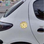 درب باک خودرو پژو 206 و 207 فلزی طرح RC  - رنگ طلایی - Image 2