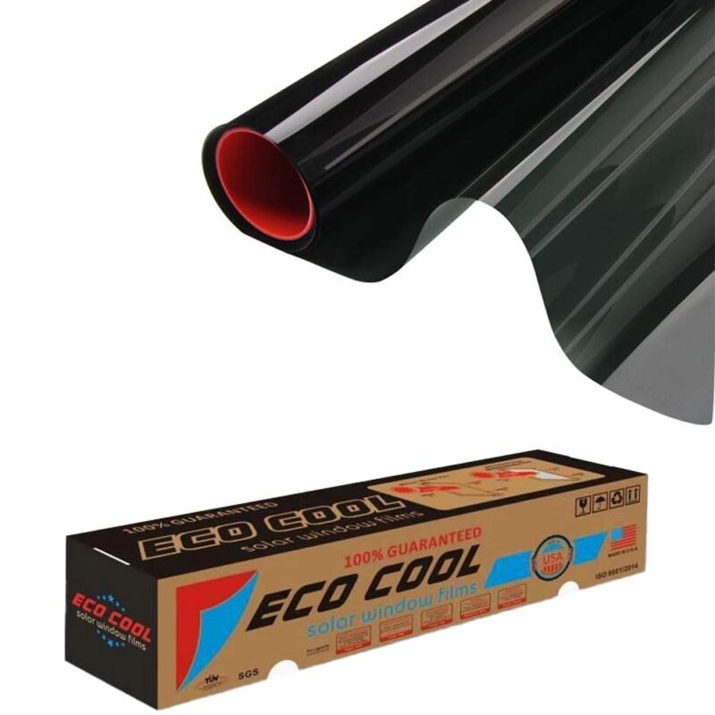 رول شیشه دودی ECO COOL مدل 1 لایه رول 5 متری   - 20 درصد