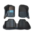 کفپوش پنج بعدی NV  طرح چرمی مشکی  مناسب تارا