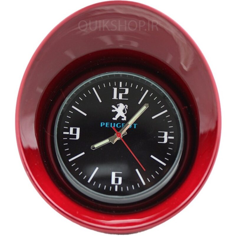ساعت گرد مدل پورش قرمز