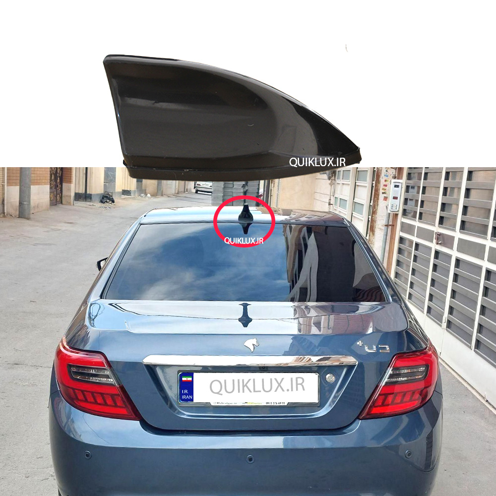 140311231854 انتن بال کوسه ای TypeR - مشکی - Image 1