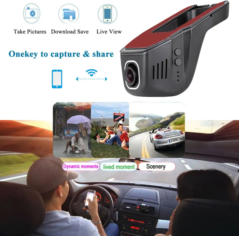 دوربین ثبت وقایع خودرو R11 - wifi - Image 1