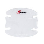 محافظ زیر دستگیره درب  مجموعه 4 عددی - شفاف - Image 2