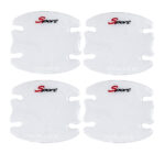 محافظ زیر دستگیره درب  مجموعه 4 عددی - شفاف