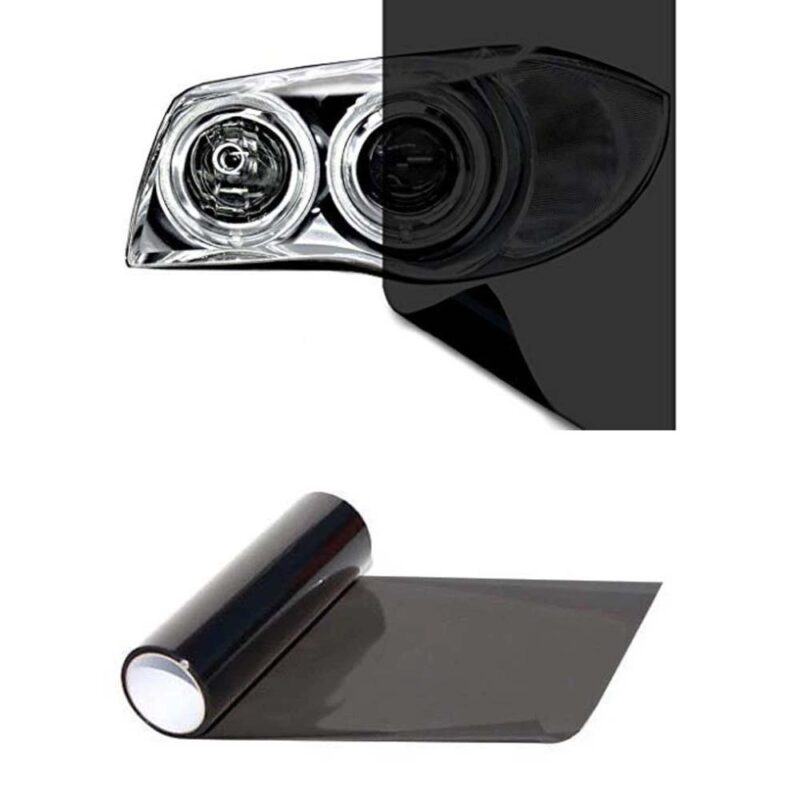 برچسب سلفون چراغ مشکی تیره 1 متری