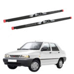 تیغه برف پاک کن سیلیکونی کاور دار مناسب برای خودرو پراید