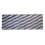 خز طاقچه عقب خودرو پرز بلند - سفید مشکی