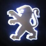 آرم عقب صندوق پژو 206  -  نورانی شیر پژو - Image 3