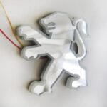 آرم عقب صندوق پژو 206  -  نورانی شیر پژو - Image 2