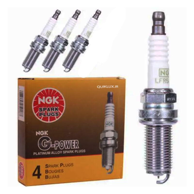 شمع NGK G-power سوزنی پایه بلند LFR5AGP 5018 - پلاتینیوم  (ژاپن)
