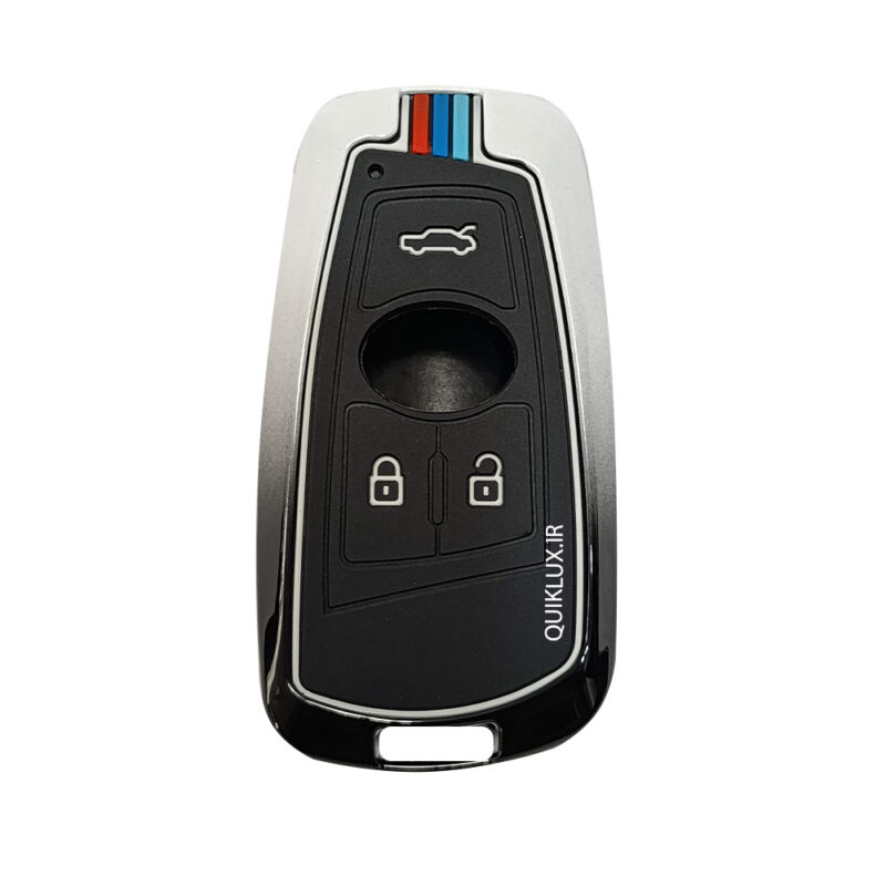کاور سوییچ فلزی تارا + دنا پلاس طرح M-Performance رنگ سفید مشکی - Image 5