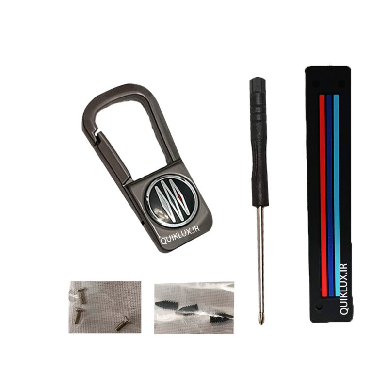 کاور سوییچ فلزی تارا (کلید خور) طرح M-Performance - صندوق پران وسط - Image 3