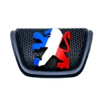 آرم جلو پنجره پژو 206 - رنگ پرچم فرانسه - Image 2