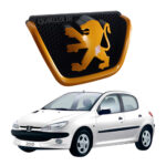 آرم جلو پژو 206 - طلایی