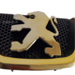 آرم جلو پژو 206 -  آبکاری کروم طلایی - Image 6