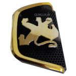 آرم جلو پژو 206 -  آبکاری کروم طلایی - Image 4