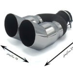 سراگزوز خودرو اسپرت مدل دو لول شکاری - مشکی کروم