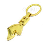 جاسوییچی فلزی آرم اسب ایرانخودرو - طلایی