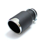 سراگزوز خودرو ریموس گرد - بدنه مشکی - سری کروم