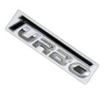 ارم فلزی توربو Turbo مشکی کروم سایز بزرگ 12cm * 2.5cm