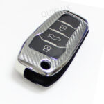 کاور سوییچ TPU طرح کربن ساینا و کوییک اس لاکچری MP - رنگ نقره ای