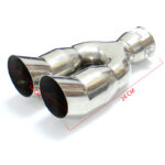 سراگزوز خودرو اسپرت مدل دو لول شکاری استیل - Image 3