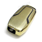 کاور سوییچ TPU طرح کربن شاهین ریموت کیلس لاکچری MP - رنگ طلایی