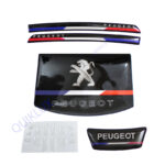 پد رو داشبورد ژله ای پژو 207 مدل 4 تیکه - شیر پژو مشکی نوار فرانسه