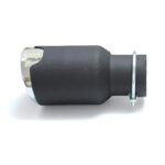 سراگزوز خودرو ریموس گرد - بدنه مشکی - سری کروم