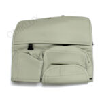 کیف چرمی نظم دهنده پشت صندلی خودرو رنگ طوسی روشن