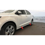 زه استیل پایین درب شاهین مجموعه 4 تیکه