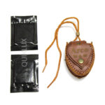 آویز خوشبو کننده مدل چرمی - رنگ مارون