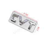 آرم پشت صندوق کوییک نوشته CVT