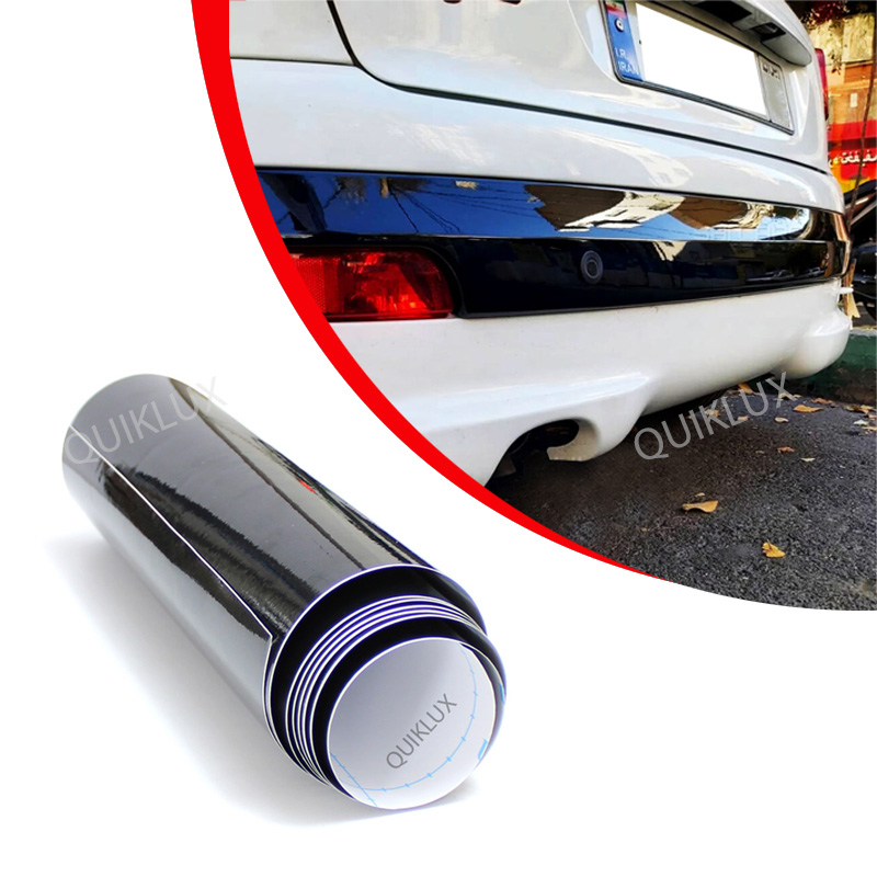 رول برچسب کاور مشکی پیانویی عرض 30 سانتیمتر در طول 2 متر