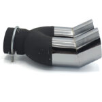 سراگزوز خودرو اسپرت مدل دو لول شکاری - مشکی کروم