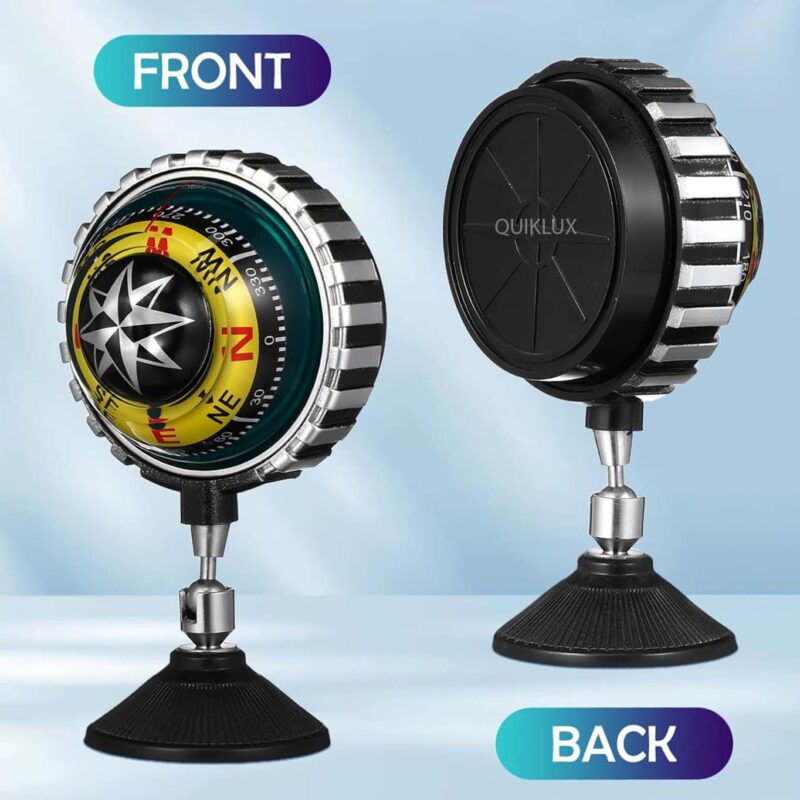 قطب نما جلو شیشه چراغ دار